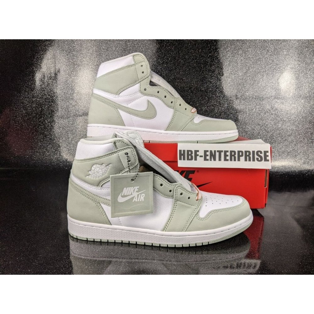 Nike Air Jordan 1 High OG White Seafoam Green Pink Women's 12 Men's 10.5 NIB